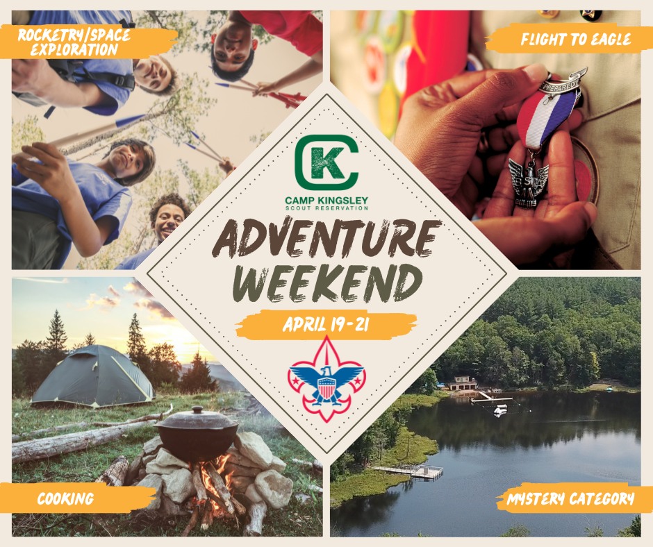 Scouts, BSA Adventure Weekend – April 19-21