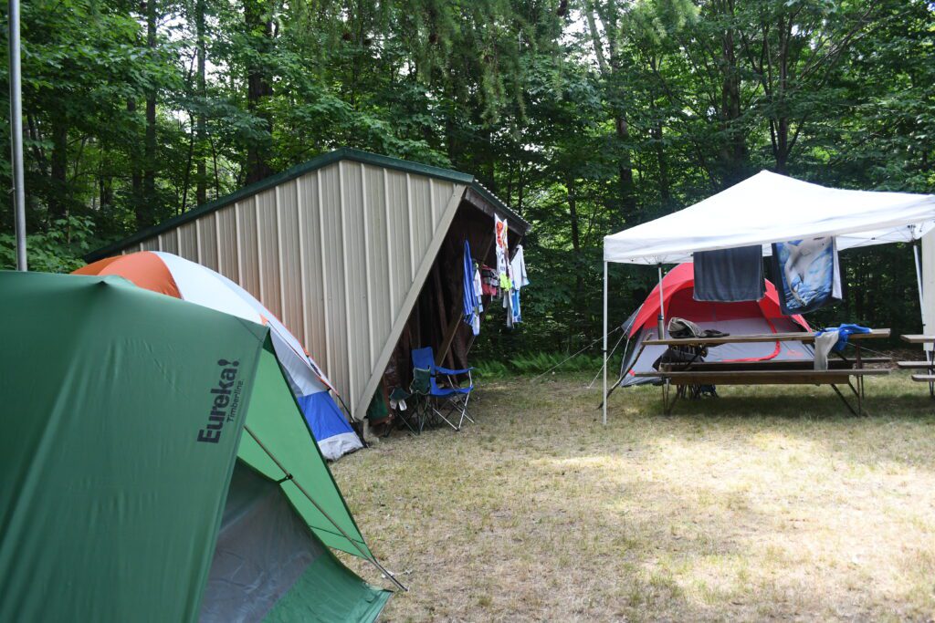 Leab-to and Unit Tent